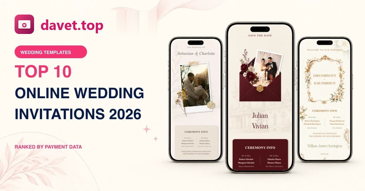 Top 10 Best Online Wedding Card Designs 2026