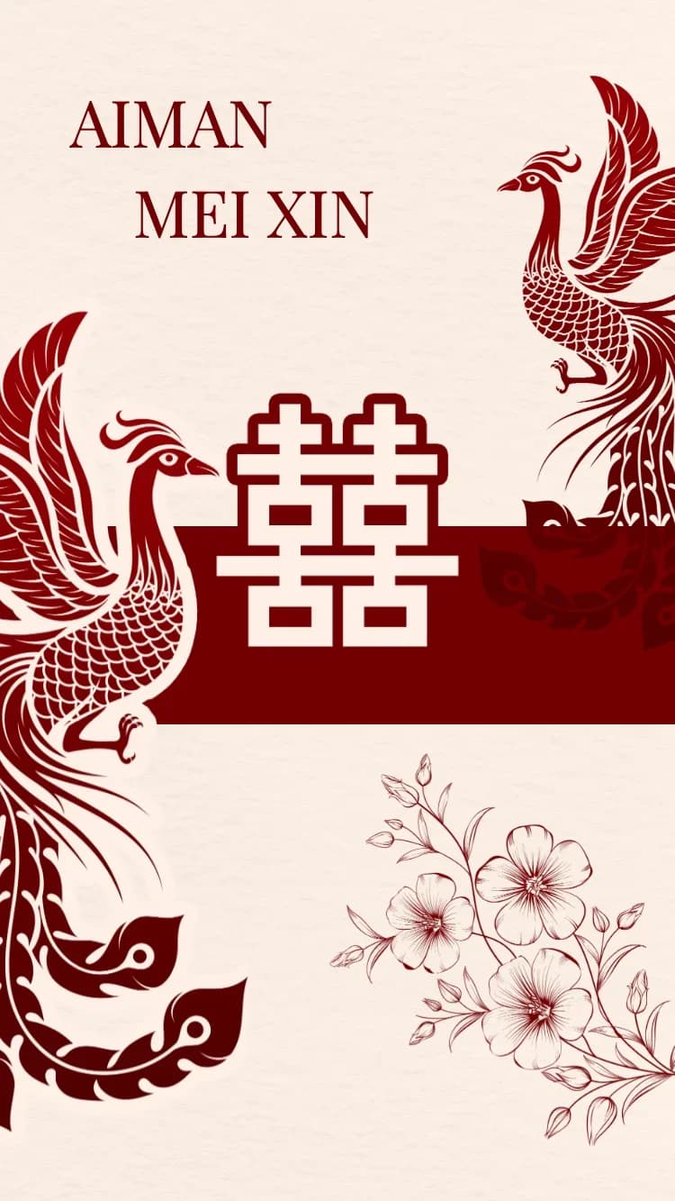 Double Phoenix - Red