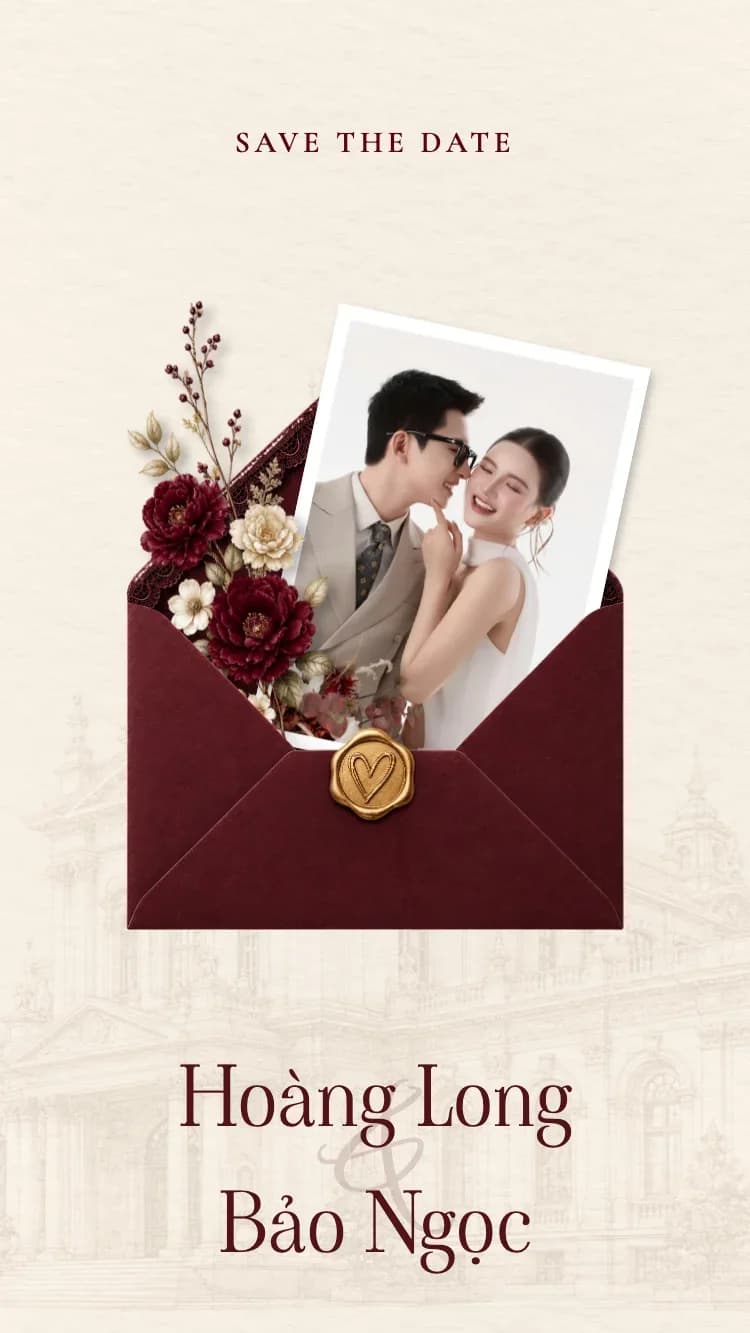 Minimalism - Đỏ Đậm