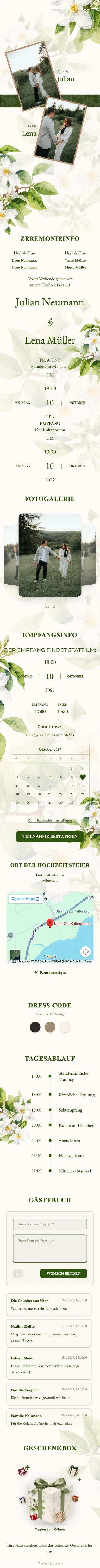 Boho Floral - Green