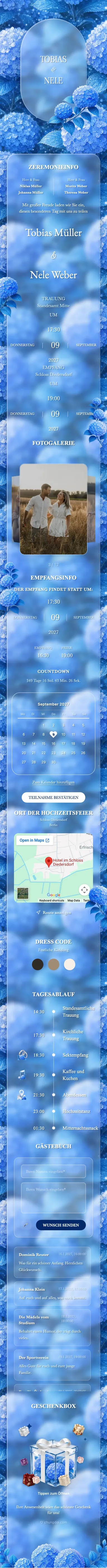 Glass Garden - Blue