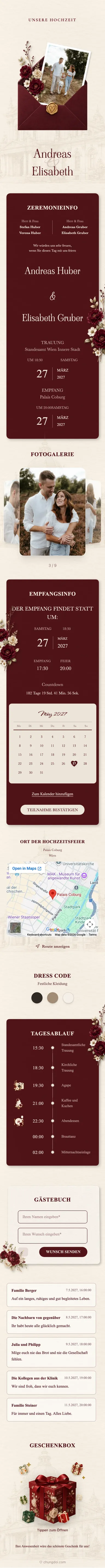 Minimalism - Dark Red