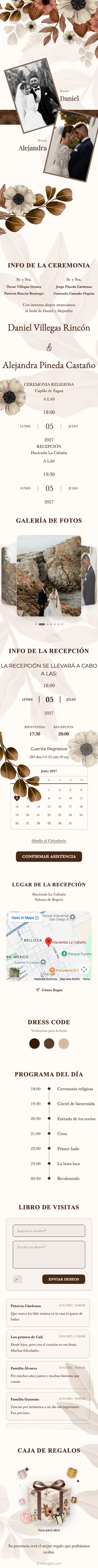 Boho Floral - Brown