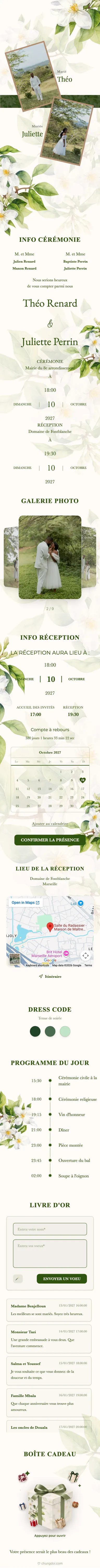 Boho Floral - Green