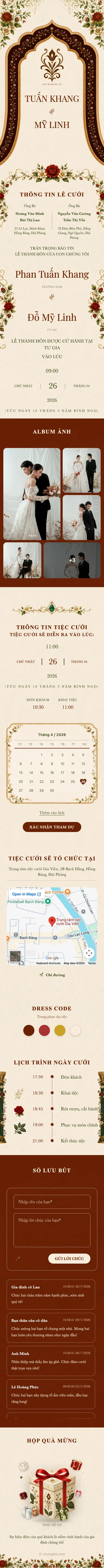 Gấm Hoa - Đỏ