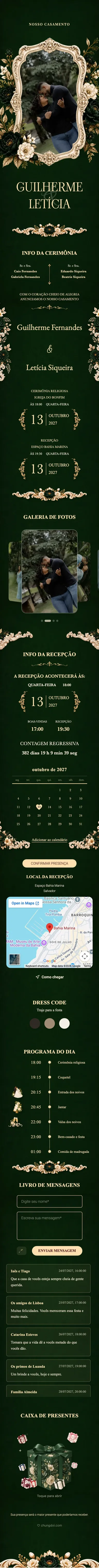 Baroque II - Dark Green