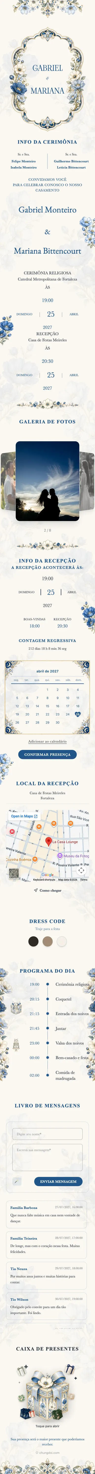 Crystal Floral - Blue