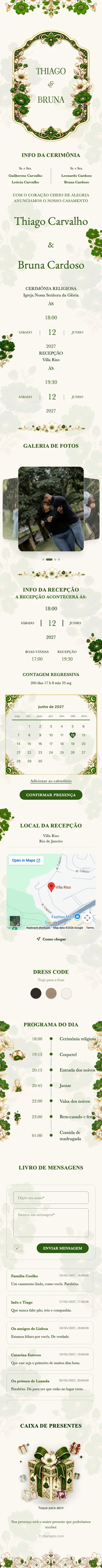 Crystal Floral - Green