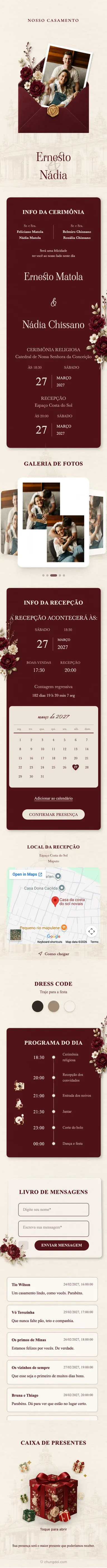 Minimalism - Dark Red