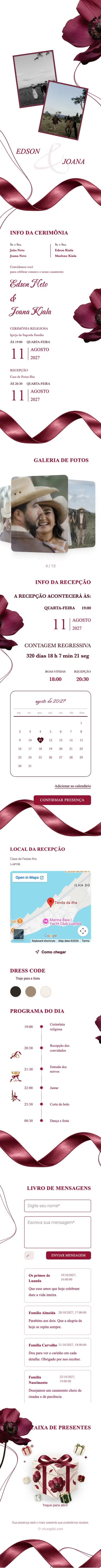 Silk Ribbon - Dark Red