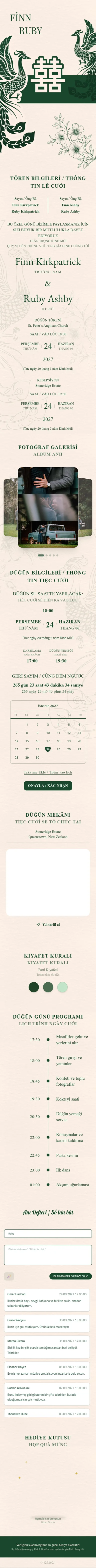 Çift Anka - Yeşil
