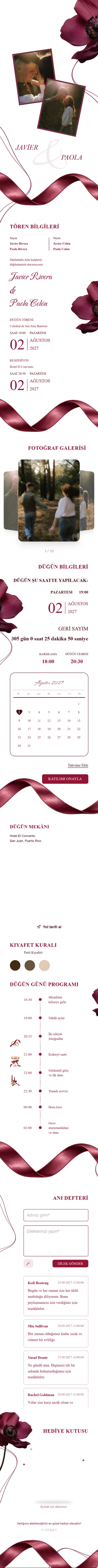İpek Kurdele - Koyu Kırmızı