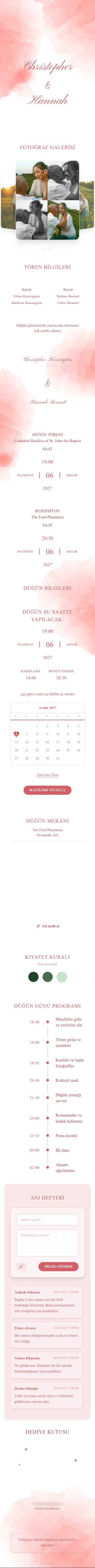 Bahar Bahçesi - Kırmızı
